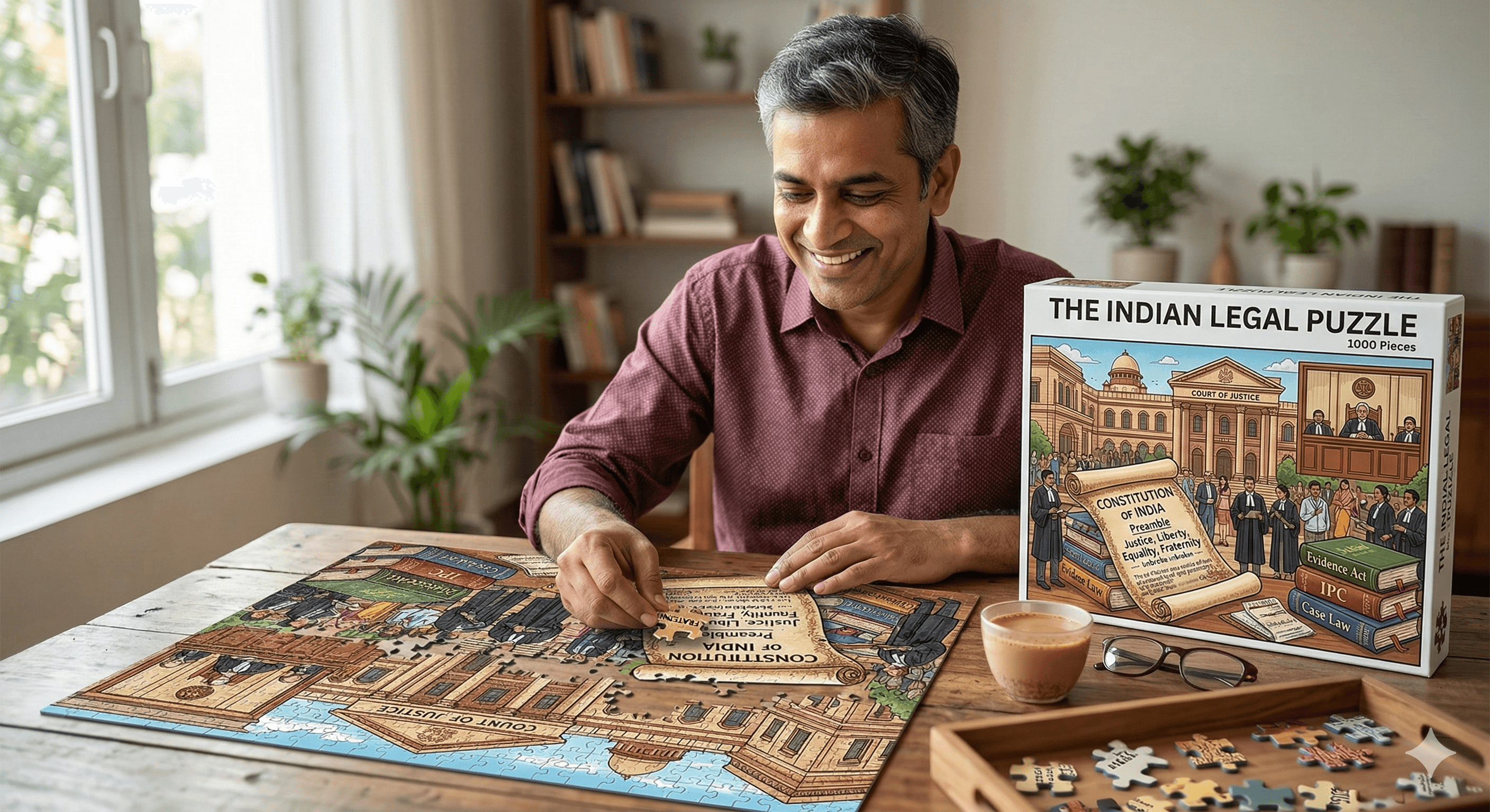 A lawyer with the jigsaw assembled — the argument structure revealed